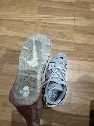 Nike Air More Uptempo Grigio Bianco