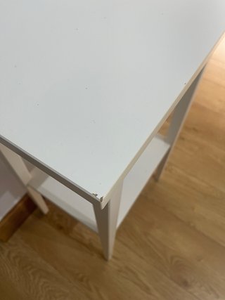Mesitas de noche blancas (2 unidades)