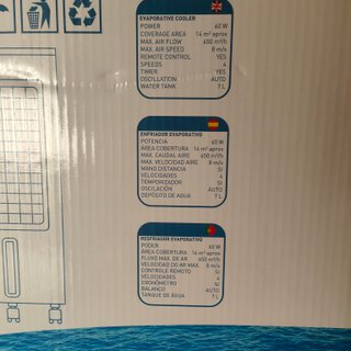 Climatizador Evaporativo E700