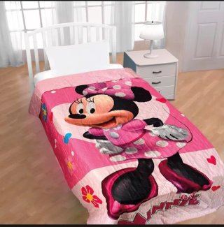 Colcha Infantil Disney Unicornios Rosa