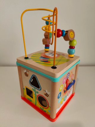 Caja de juegos de madera para bebés