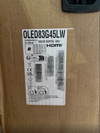 TV LG OLED 83 EVO G4 Gallery Design PRECINTADA