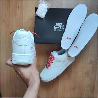 Nike Air Force 1 Low Supreme Blanco Talla 40.5