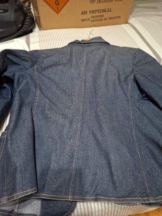 Chaqueta tejana azul