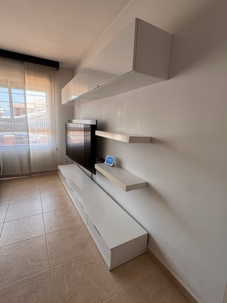 Mueble salón blanco brillo
