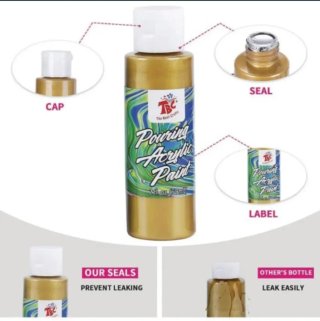 Kit Pintura Acrílica Vertido 23 Colores