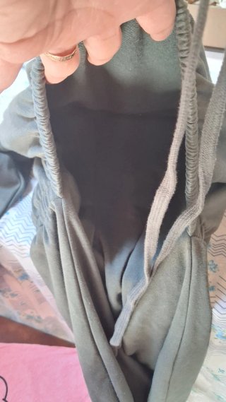 Vestido premamá verde militar Talla M