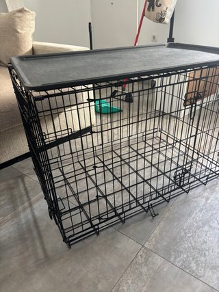 Jaula para maridos futboleros/perros