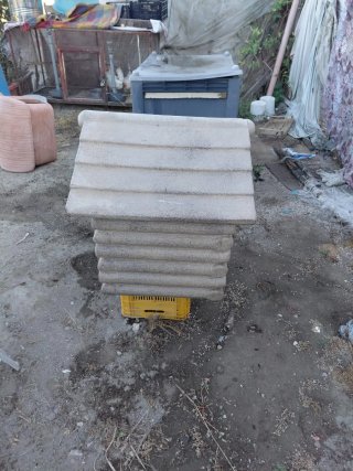 Cuccia per cani in resina effetto legno