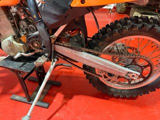 KTM Exc 450 Racing Naranja/Blanca