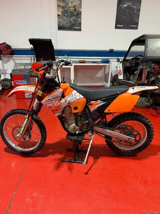 KTM Exc 450 Racing Naranja/Blanca
