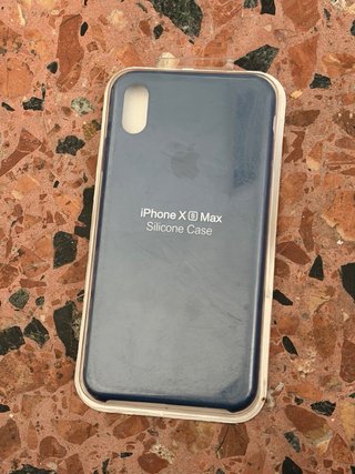 Funda iPhone XS Max Azul Marino Apple