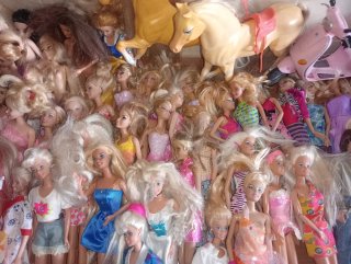 Lote de Muñecas Barbie y Accesorios