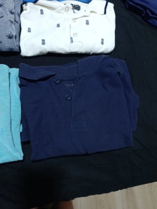 Lote 6 polos hombre