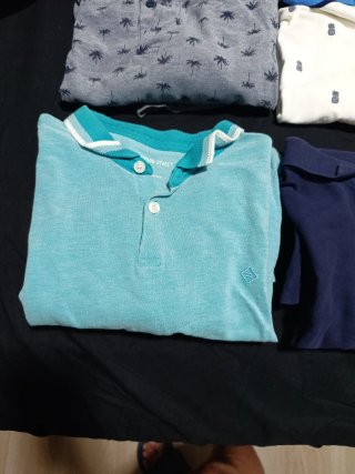 Lote 6 polos hombre