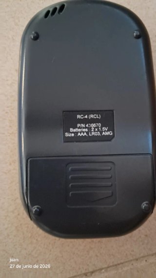 Mando Aire Acondicionado Airwell RC-4