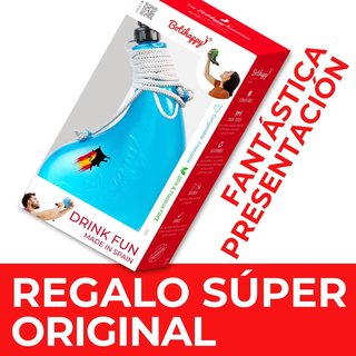 Bota Cantimplora Toro España Azul