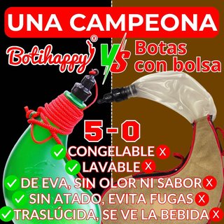 Bota Cantimplora Toro España Azul