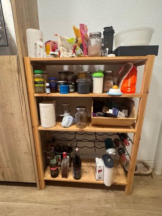 Estantería IVAR con botellero IKEA