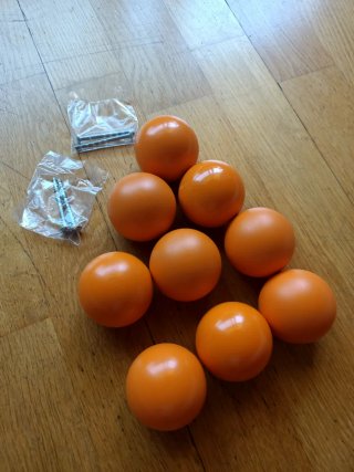Tiradores Naranja para Armario (Pack 8)