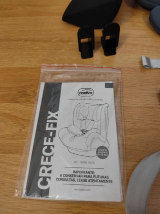 Silla infantil isofix Asalvo modelo Crece-fix