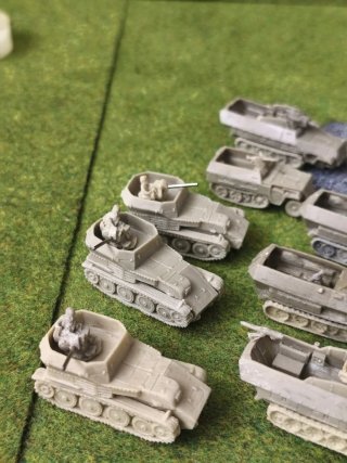 Flames of War Lote vehículos varios resina plástic