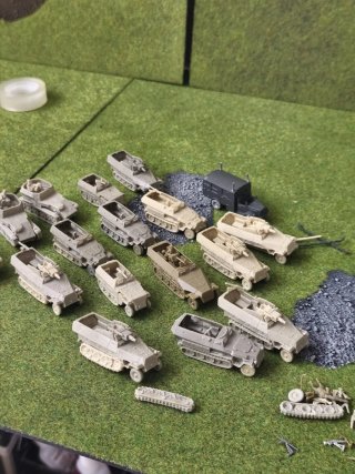 Flames of War Lote vehículos varios resina plástic