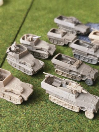 Flames of War Lote vehículos varios resina plástic