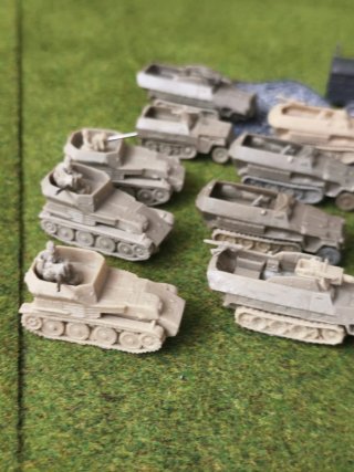Flames of War Lote vehículos varios resina plástic