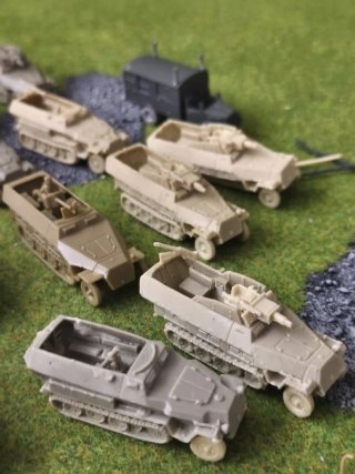 Flames of War Lote vehículos varios resina plástic