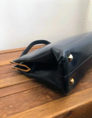 Bolso Loewe Vintage Años 50 Negro