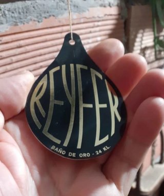 Lámpara bronce/latón baño oro 24k sin usar