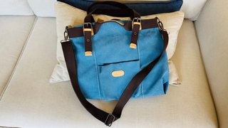 Bolsa de lona vaquera