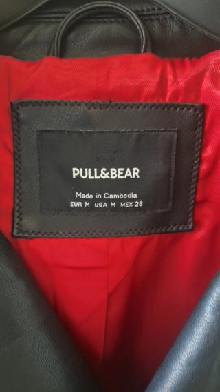 Chaqueta Cuero Pull&Bear Talla M