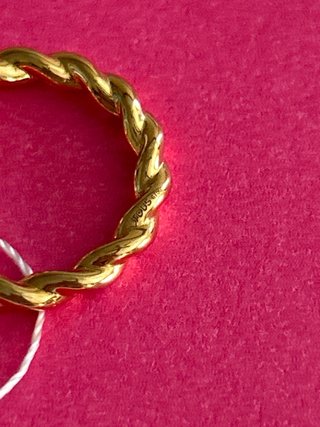 Anillo Tous Oro Trenzado twisted