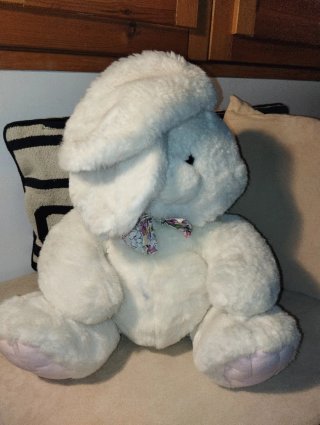 Peluche Conejo Blanco Grande
