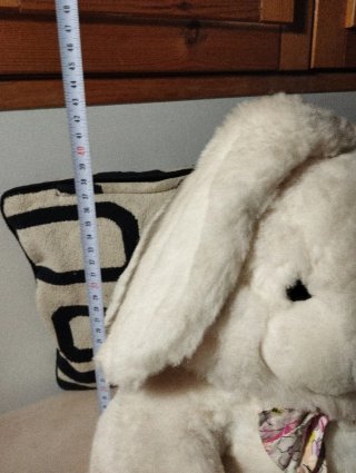 Peluche Conejo Blanco Grande