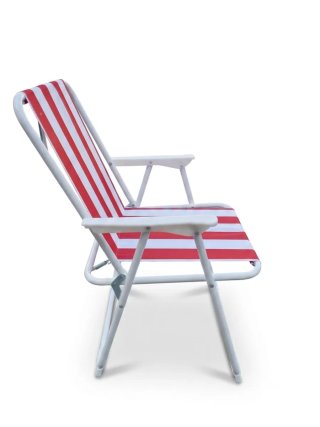 Silla playa plegable de aluminio | Roja nueva