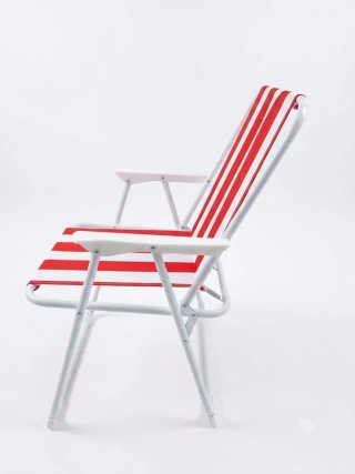Silla playa plegable de aluminio | Roja nueva