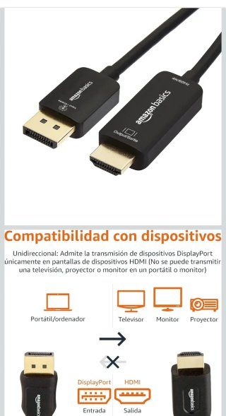 DisplayPort a HDMI 4K/60Hz