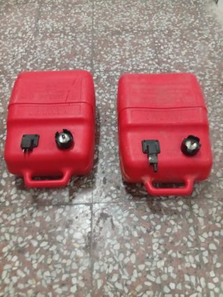 2 Depósitos Gasolina Yamaha Embarcación de 25 litr
