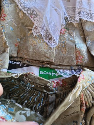 Traje de Fallera Oro y Blanco (niña)