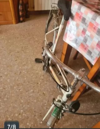 Bicicleta Clásica Blanca Para RESTAURAR