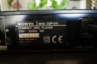 Sony CDP-D11 CD Player Profesional revisado