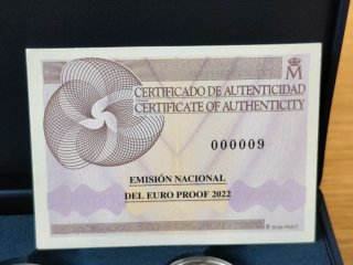 España 2022 estuche serie euro proof