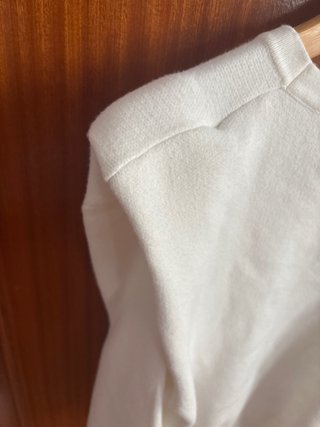 Jersey Stradivarius blanco talla M