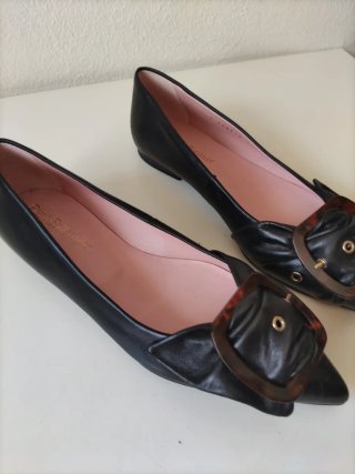 Pretty Ballerinas Bailarinas Negras Hebilla