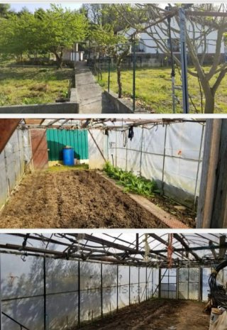 Regalo invernadero en huerta labiano. Urge quitar.