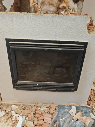 Casete para chimenea de leña