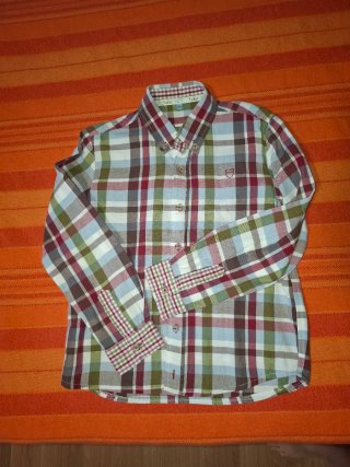 Camisa cuadros 12 años